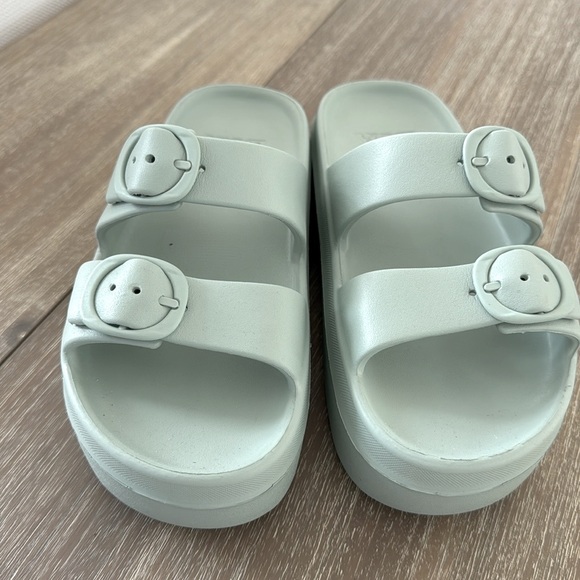 ZARA PLATFORM RUBBERIZED STRAPPY ATHLETIC SANDALS bloggers favorite - Picture 14 of 14